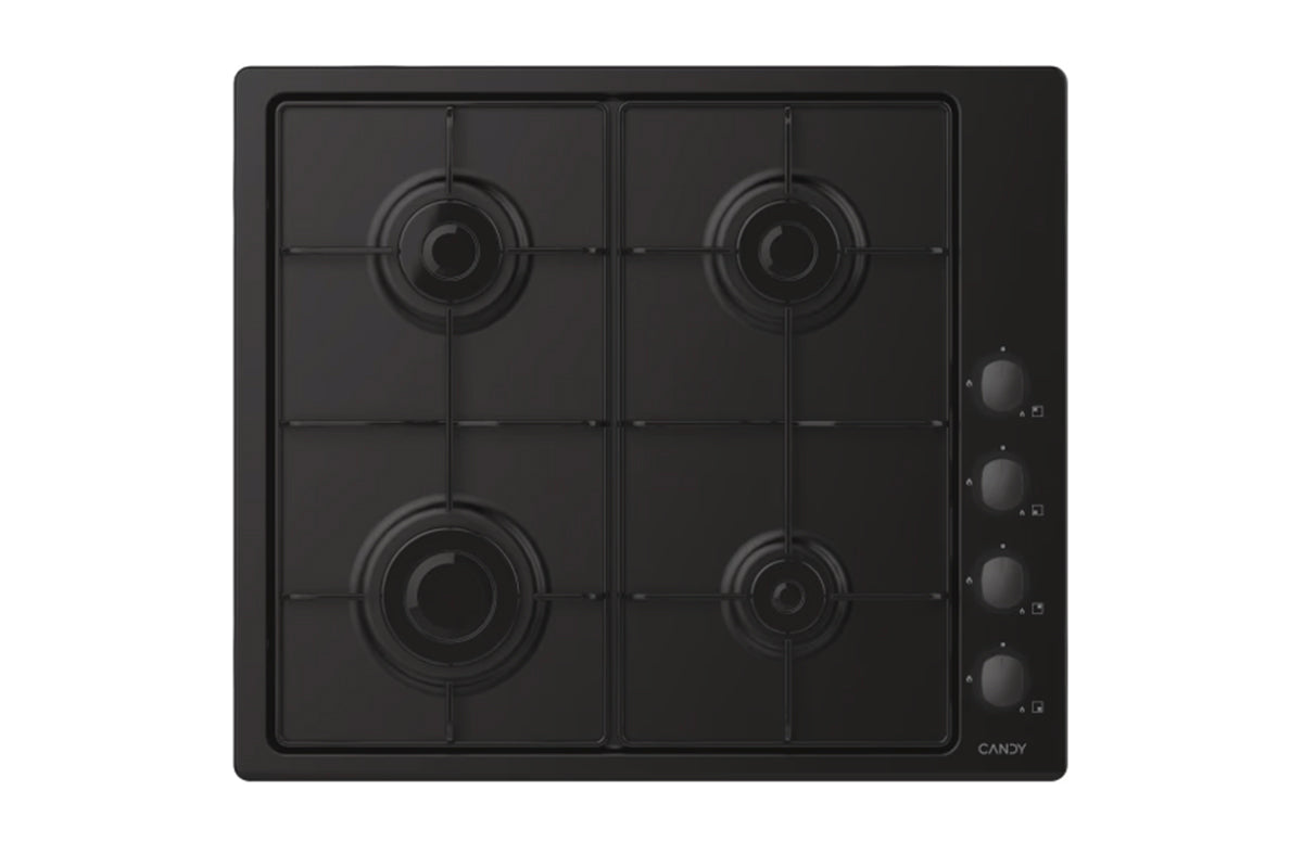 Candy Idea 60cm 4 Burners Gas Hob Black