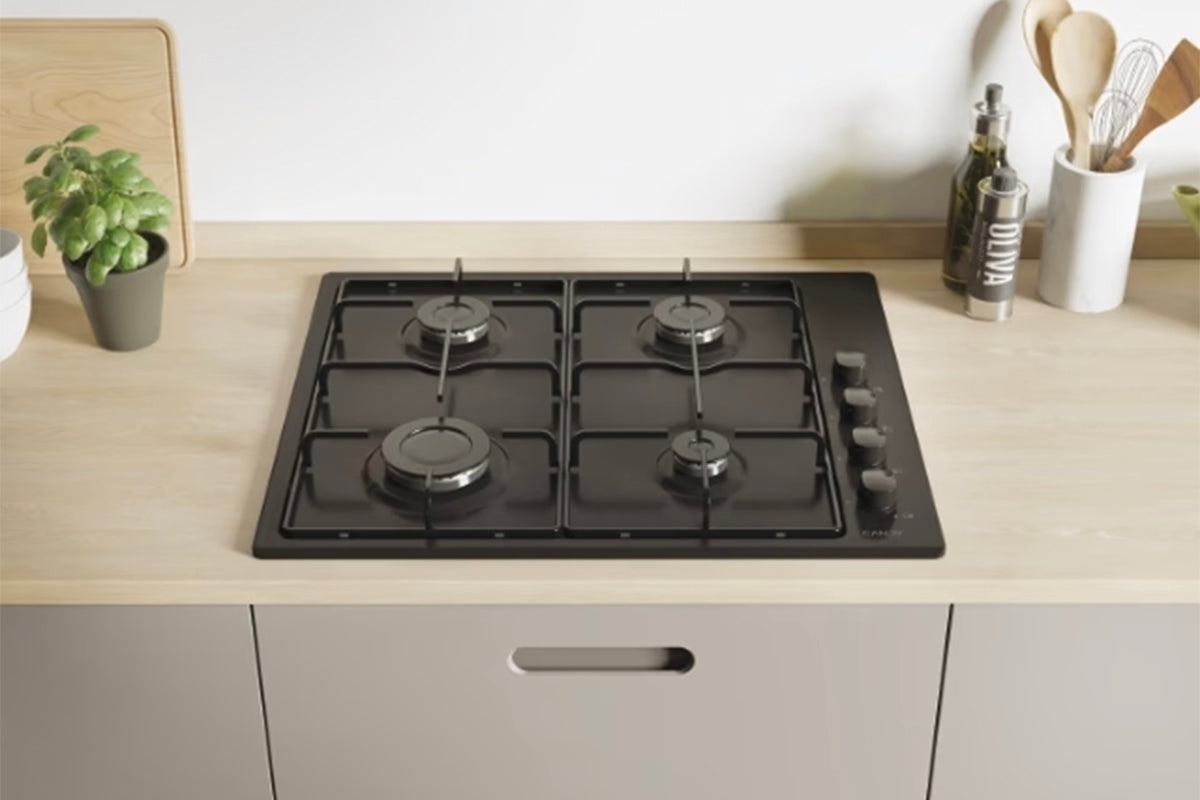 Candy Idea 60cm 4 Burners Gas Hob Black
