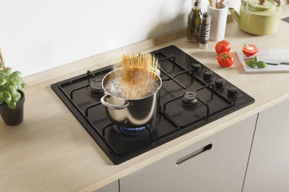 Candy Idea 60cm 4 Burners Gas Hob Black