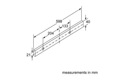 Bosch Series 2 Built-in Telescopic 60cm Cooker Hood