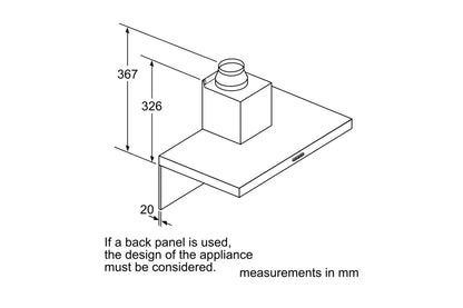 Bosch Series 2 Wall-mounted 60cm Cooker Hood